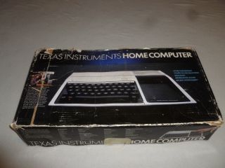Boxed Texas Instruments Ti 99/4a Home Computer System Vintage Ti99 4 A Complete