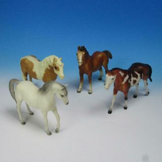 Classic Breyer Reeves Horses - Set Of 4 Horses - 8 Inches Long