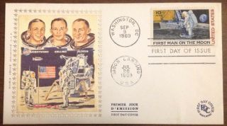 Aldrin Moon Landing July 20,  1969 Apollo 11 First Day Cover Armstrong Collins