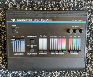 Vtg Videonics Video Equalizer Ve - 1 Ntsc Video Editing,  Enhancer,  Colorizer