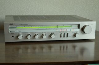 Jvc R - 1x Silver Face Vintage Hi - Fi 2 Channel Am/fm Stereo Tuner Receiver Amp