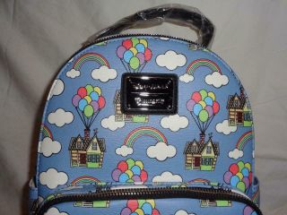 Nwt Disney Pixar Loungefly Up House & Balloons Mini Backpack You Get Pictured