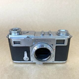 Contax Ii Zeiss Ikon Vintage 35mm Rangefinder Film Camera - As - Is - For Repair