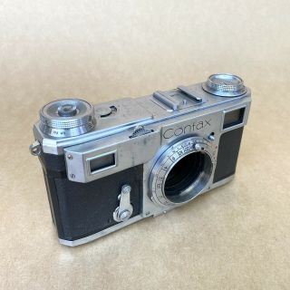 Contax II Zeiss Ikon Vintage 35mm Rangefinder Film Camera - AS - IS - FOR REPAIR 2