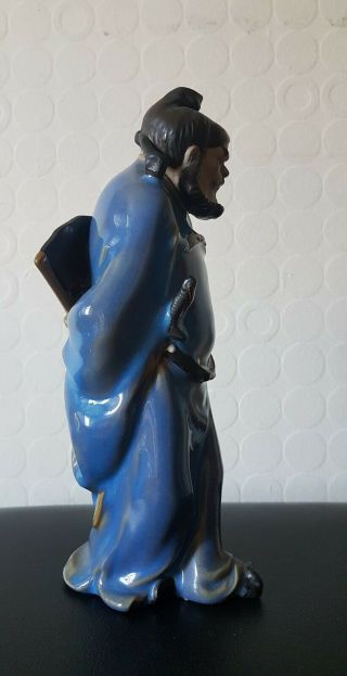 Vintage Antique? Chinese figure of Zhong Kui Shiwan Pottery Vangquisher of ghost 2