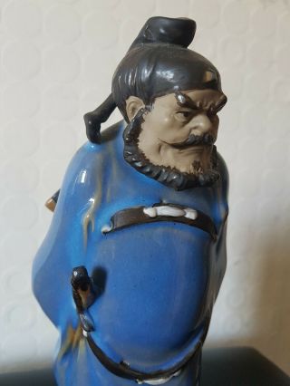 Vintage Antique? Chinese figure of Zhong Kui Shiwan Pottery Vangquisher of ghost 3