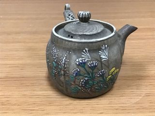 Y0367 Kyusu Banko - Ware Signed Japanese Tea Ceremony Antique Teapot Japan