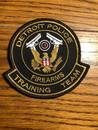 Michigan State Police,  Detroit Firearms,  S&w M & P,  Pistol Team Patch