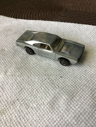 Vintage 1969 Hotwheels Redline Custom Dodge Charger Missing Paint