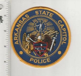 Us Police Patch Arkansas State Capitol Police
