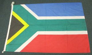 Gorgeous Maritime Flag Of South Africa 36 " By 52 " Linen Like Cloth