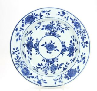 A Chinese Qing Dynasty Blue And White Plate