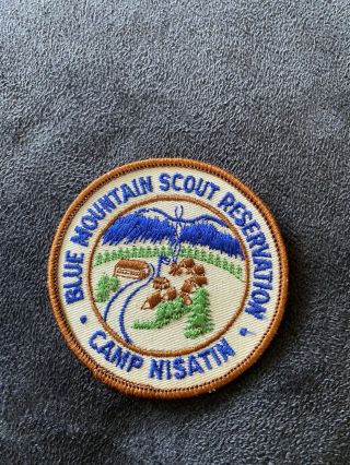 Boy Scout - Camp Patch - Blue Mountain Scout Reservation - Camp Nisatin