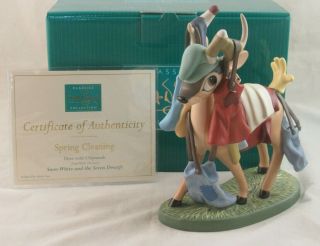 Wdcc " Spring Cleaning " Deer With Chipmunk From Snow White With