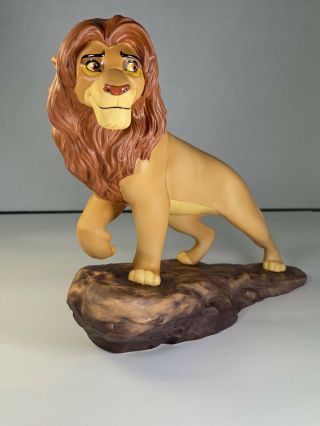 Wdcc The Lion King 5th Anniversary Simba’s Pride 6.  75” Flawless No Box W/coa