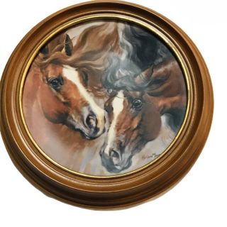 Kern Collectibles The Horses Of Harland Young Quarterhorses Plate 1982