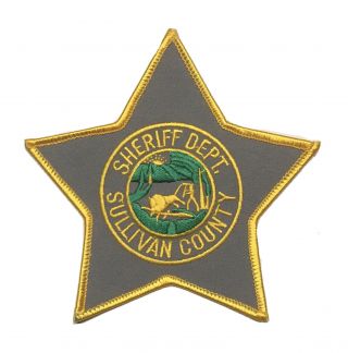 Sullivan County Indiana Sheriff Dept Police Shoulder Patch