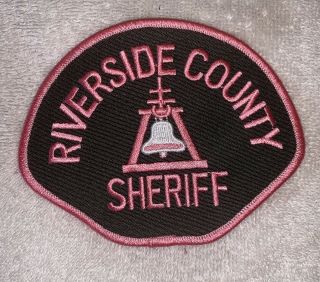 Riverside County Sheriff’s Breast Cancer Awareness Patch