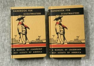 Handbook For Scoutmasters Vol 1 (1938) And Vol 2 (1942)