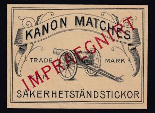 Large Vintage Matchbox Advertising Label V17