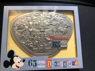 Disneyland 65th Anniversary Park Map Jumbo Pin
