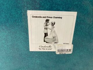 Wdcc Walt Disney Classics Prince Charming & Cinderella So This Is Love Ship