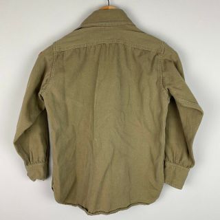 Vtg 30s 40s Boys Scout of America BSA Sweet Orr Uniform Shirt w/ Be Prepared Pin 2