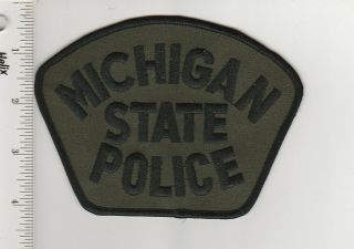Us Police Patch Michigan State Police 3