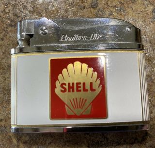 Rare Vintage Shell Oil Cigarette Lighter Gas Station Promo