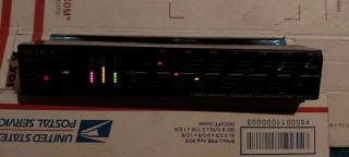 1984 - 1988 Old School Vintage Sony Xm - E70 Car Stereo Graphic Equalizer