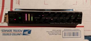 1984 - 1988 old school vintage Sony XM - E70 Car Stereo Graphic Equalizer 3