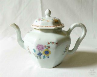 Antique Early/ Mid 18th Century Chinese Porcelain Tea Pot