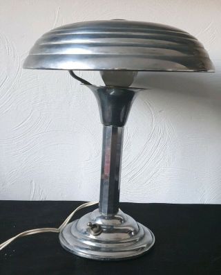 Belle Lampe Champignon MÉtal Vintage Art Deco - Mushroom Lamp Design AnnÉes 50 