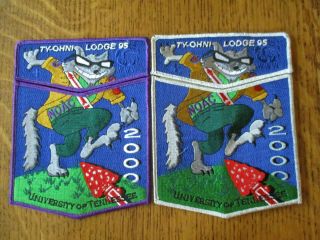 Boy Scout Oa Ty - Ohni Lodge 95 S24/x4 & S25/x5 2000 Noac Otetiana Council,  Ny