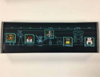 Disney Robots Sci Fi Academy Pin Set Le /250 5 Pins Wall - E Star Wars