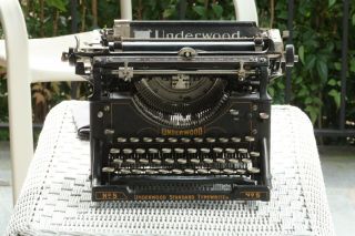Underwood Typewriter No.  5 Vintage Antique Early 1900s