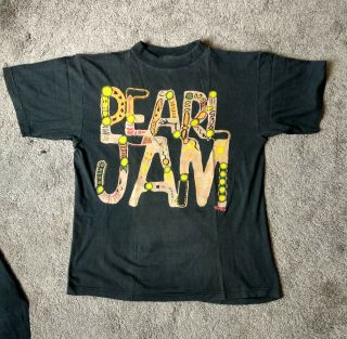 Vintage 90s Pearl Jam T Shirt - " Love Is The Law - Love Under Will "
