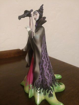 Nib Disney Showcase Maleficent Masquerade Couture De Force Enesco 8 " Figurine