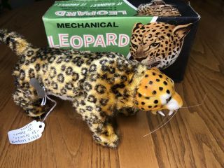 Vintage Marx Mechanical Leopard Tin Wind Up Toy