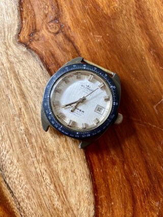 Vintage Men’s ELOGA Flipper Waterproof Swiss Watch Set w/ Interchangeable Bezels 2