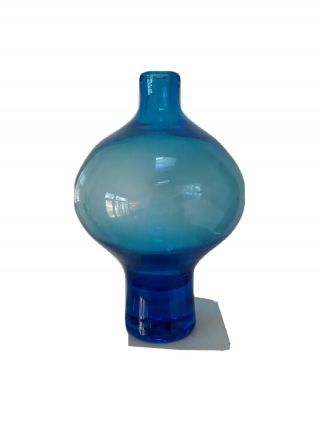 Vintage Gorgeous Art Glass Decanter/ Vase By Greenwich Flint Craft