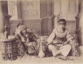 Femmes Syriennes Harem Syrie Liban Beyrouth Moyen - Orient Vintage Albumine C 1875