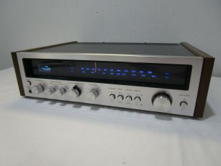 Vintage Kenwood Kr - 3400 Stereo Receiver W/ Led Upgraded Dial Lamps - - Cool