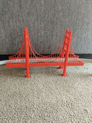 Walt Disneyland Resort Monorail Golden Gate Bridge Playset Complete Doesn ' t Run 3