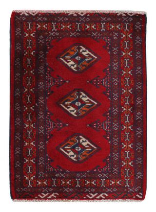 2x3 Hand Knotted Oriental Vintage Wool Traditional Classic Area Rug