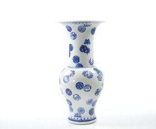 A Chinese Blue and White Porcelain Vase 3
