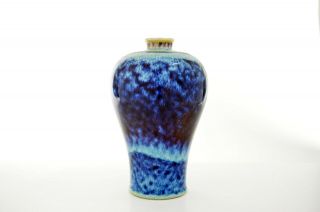 A Fine Chinese Flambe Glaze Porcelain Vase 2