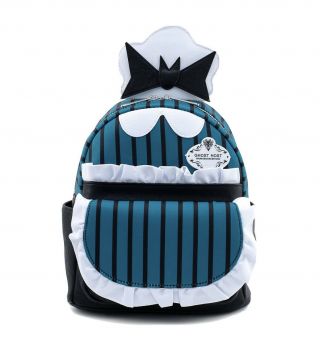 Disney Parks Loungefly Haunted Mansion Ghost Host Maid Backpack Nwt