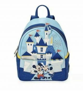 Disneyland Park 65th Anniversary Loungefly Mini Backpack In Hand,  Ready To Ship