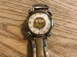 Antique Loyal Order Of Moose Pap Wristwatch 17j Gf Bezel Runs
